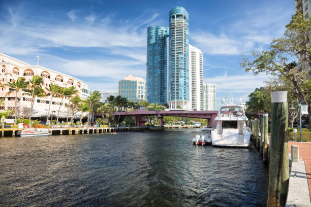 istock Fort Lauderdale skyline along New River 849216662