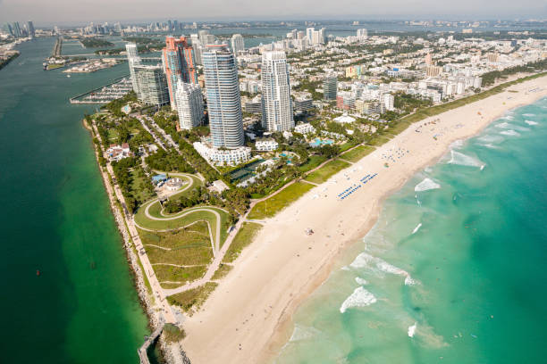 istock Aerial view of South Miami Beach 849216832