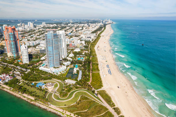 istock Aerial view of South Miami Beach 849216890