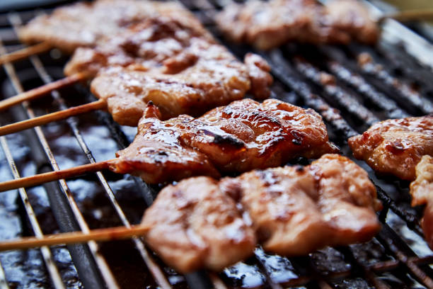 istock toast pork on stove grill 849221378