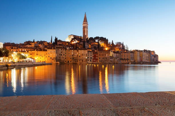 istock Sunset at medieval town of Rovinj 849226582