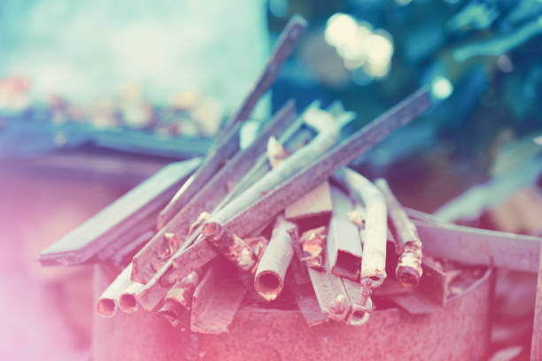 istock Vintage old rusty scrap metal 849229542