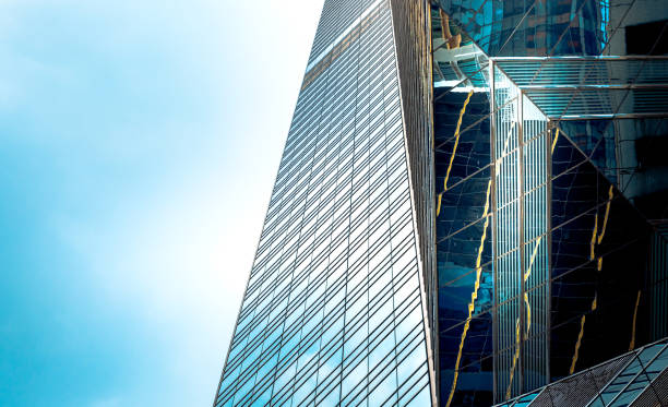 istock Office Building in Hong Kong, close up 849253698