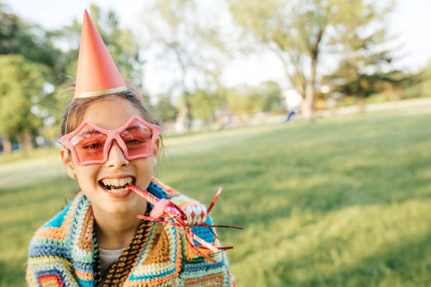istock Kids having fun on birthday party 849257618