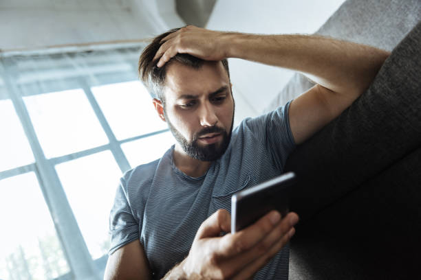 istock Gloomy unhappy man suffering from depression 849257680