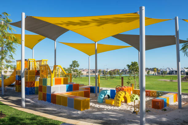 istock suburban outdoor colorful playground 849258620