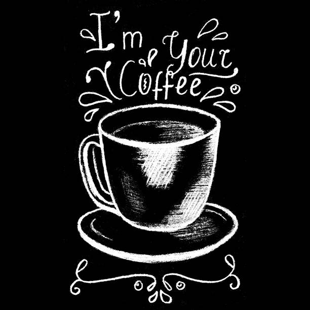 istock Coffee shop or cafe menu handdrawn illustration and lettering. 849259340