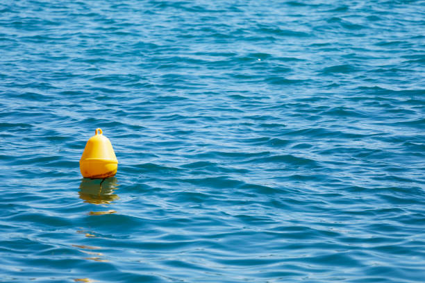 istock Yellow anchor buoy 849259828
