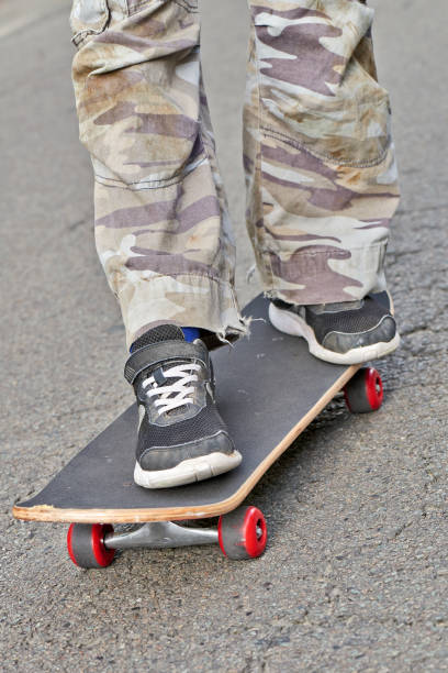 istock Young teenager boy practice skateboarding 849261918