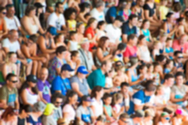 istock Blurred crowd of people on the stadium. 849264254