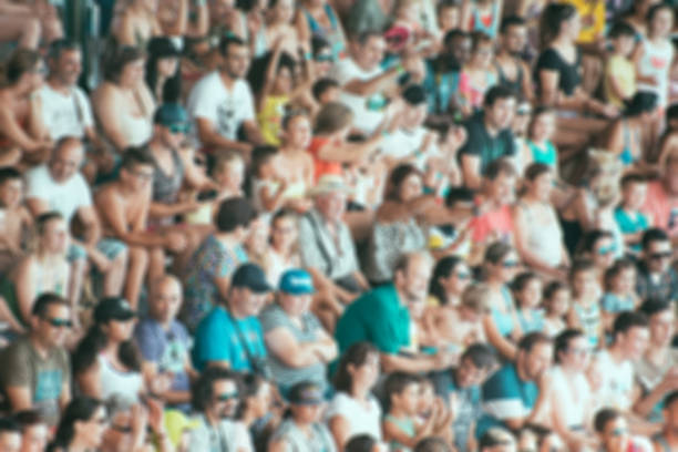 istock Blurred crowd of people on the stadium. 849264270