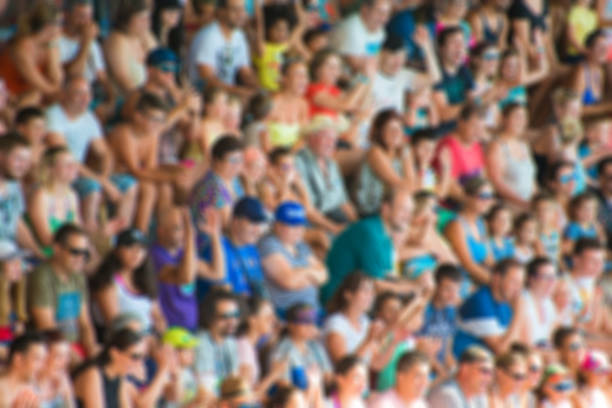 istock Blurred crowd of people on the stadium. 849264314
