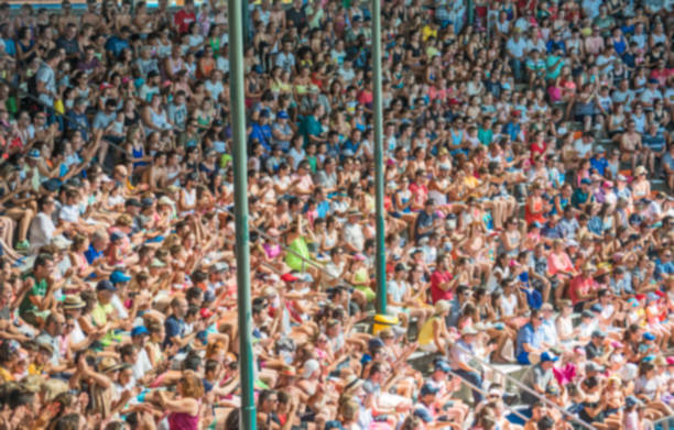 istock Blurred crowd of people on the stadium. 849264316