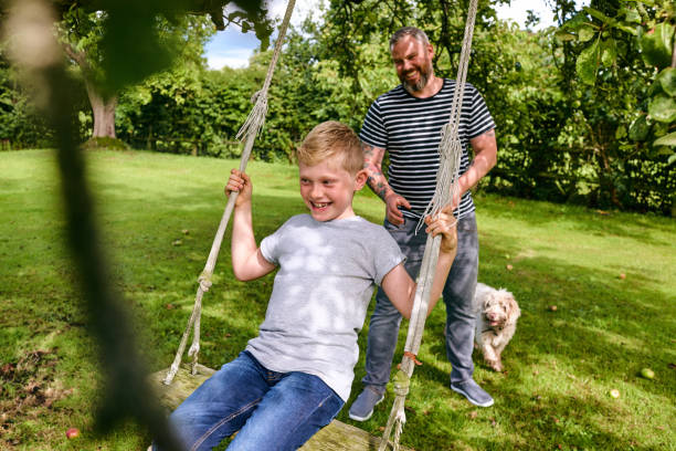 istock Father and son enjoying time together at the park 849264888
