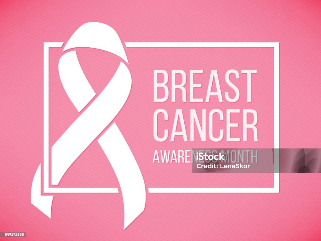 Breast cancer awareness Pink ribbon, breast cancer awareness symbol, vector illustration Breast Cancer Awareness stock vector