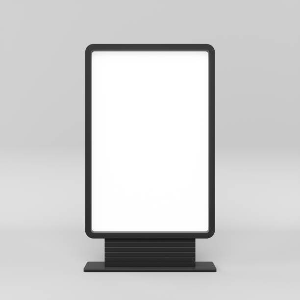 istock D rendering Outdoor Advertising Stand Display Lightbox Isolated 849273448