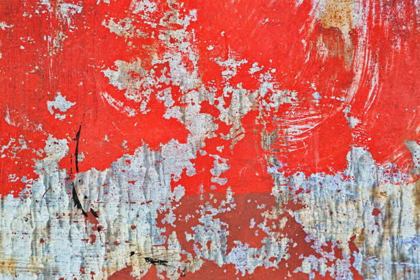istock Old, very damaged metal texture background 849274182