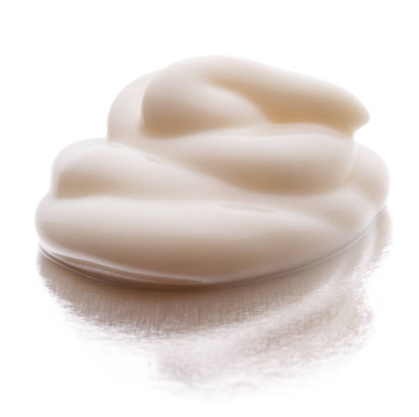 istock Mayonnaise swirl  isolated on white background cutout 849283310