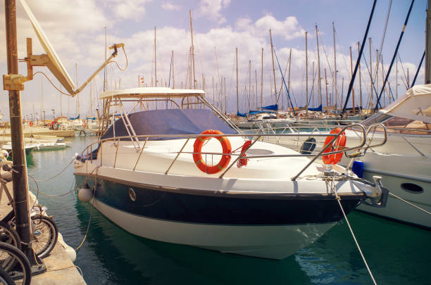 istock sailboat moored in the harbor 849286240