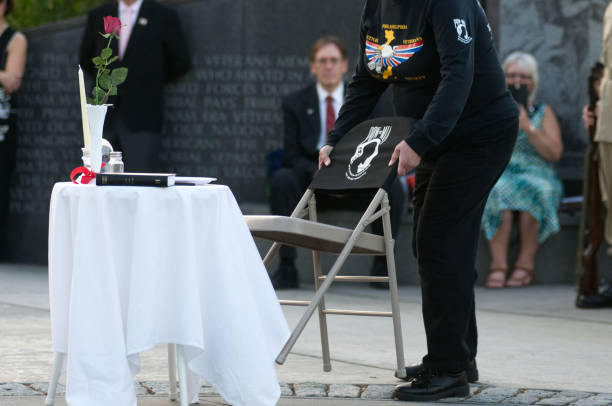 Philadelphia POW/MIA Memorial Ceremony stock photo