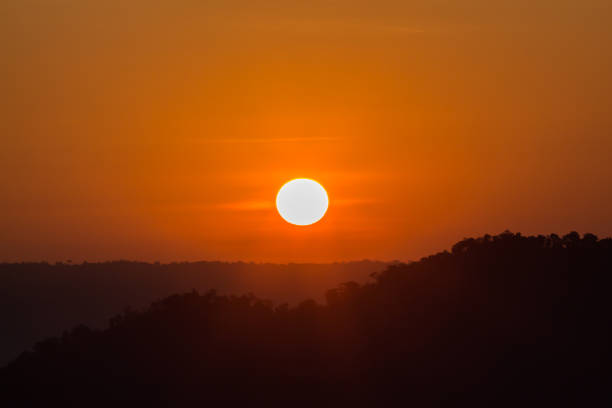 Big sun in the morning.