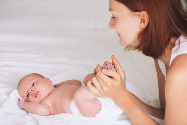 istock Mother and newborn baby. 849305746