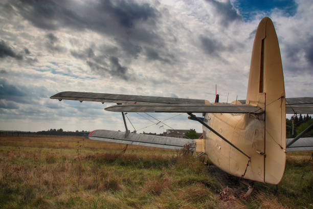 istock The aircraft - Old airplane 849331010