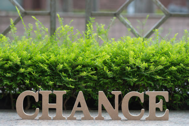 istock Chance word background ,concept of change word 849357214