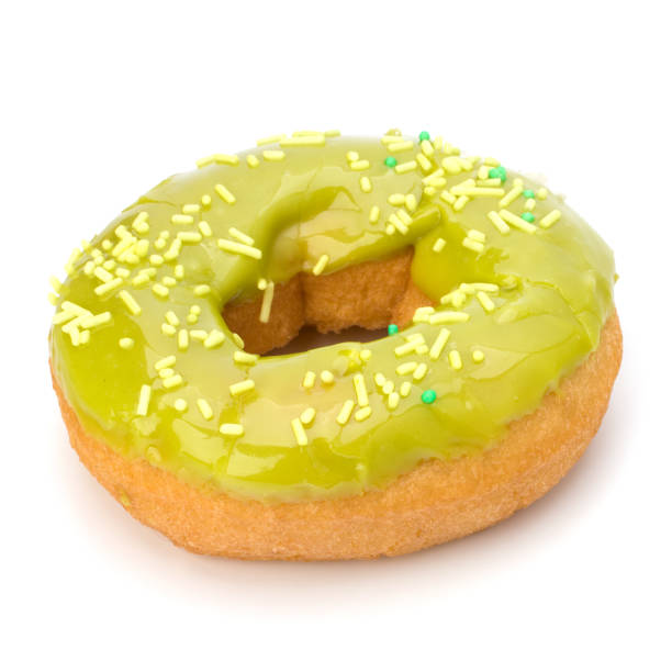 istock Delicious doughnut isolated on white background 849358890