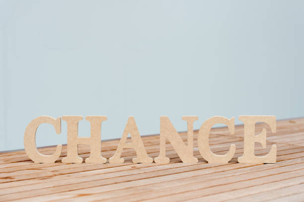 istock Chance word background ,concept of change word 849360600
