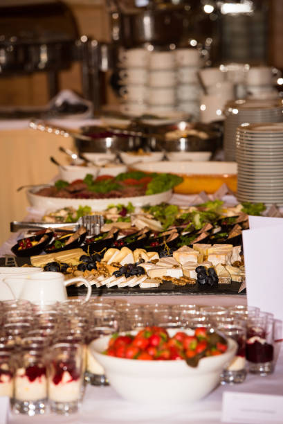 istock Food buffet in a restaurant during a festive event 849361832