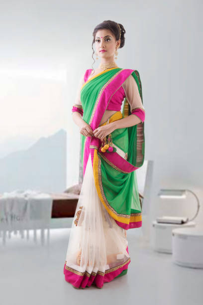istock Indian bridesmaid in ethnic saree 849371250