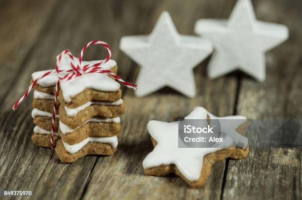 Advent Season Pile Of Christmas Cookies Stock Photo - Download Image Now - Advent, Baked, Baked Pastry Item