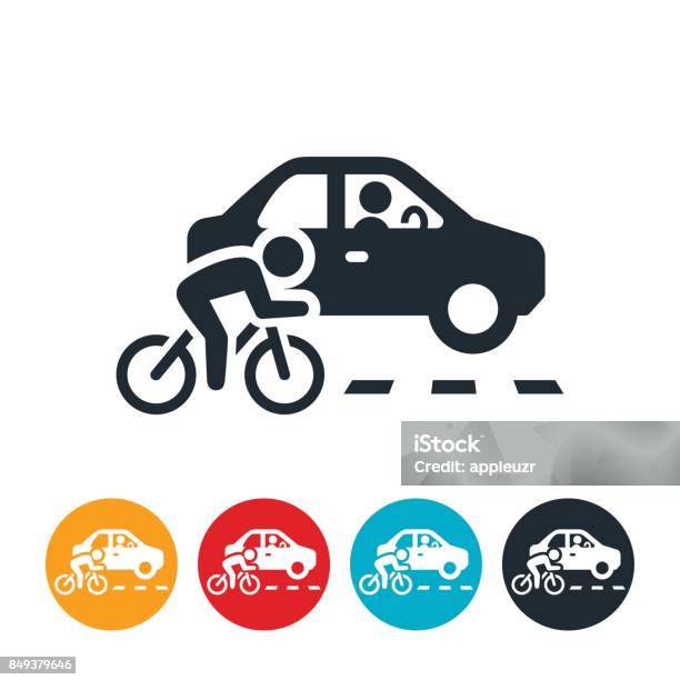 Sharing The Road Icon Stock Illustration - Download Image Now - Bicycle Lane, Icon Symbol, Bicycle