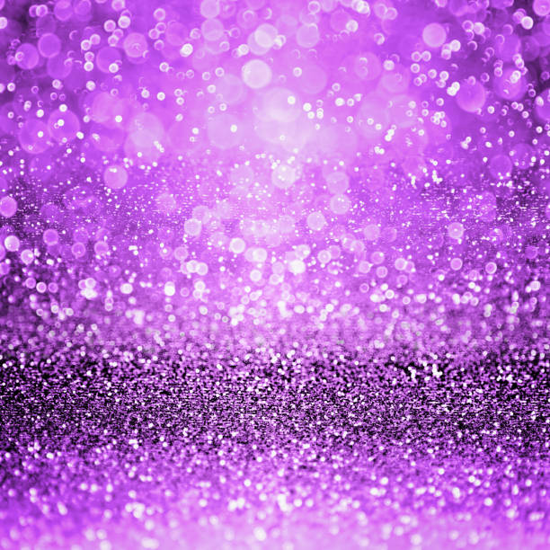 istock Purple Halloween, Dance Party or Mardi Gras Sparkle Background Invite 849379744