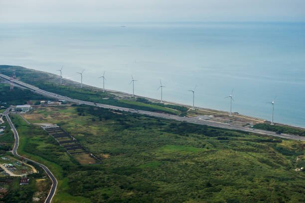 istock Aerial shot the coast. 849386082