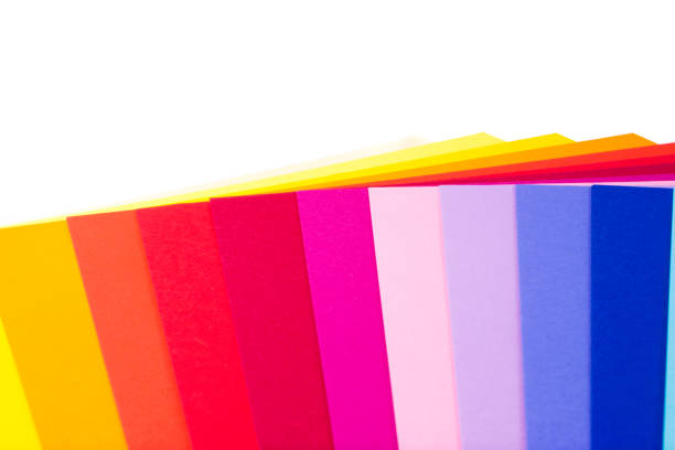 istock Sheets of colored paper. Colorful background. Back to school. 849392054