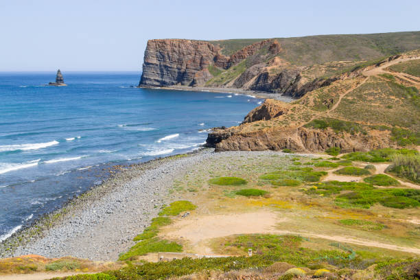 istock Beach, cliffs, trail and mountain in Canal beach 849417542