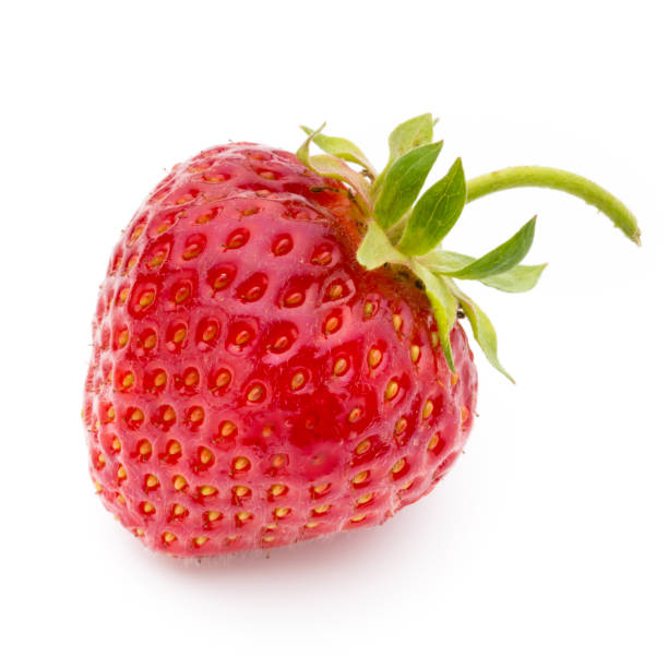 istock Strawberry isolated on white background. Fresh berry. 849418652
