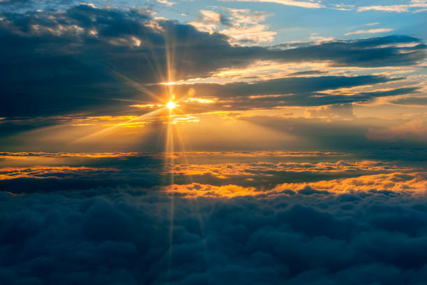 istock Aerial View Of Cloudscape During Sunset in China, Asia 849437270