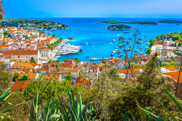 istock Hvar famous travel destination. 849449584