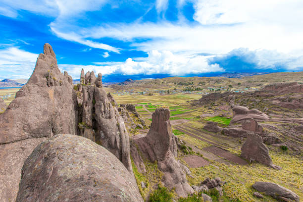 istock Hayu Marca, the mysterious stargate and unique rock formations near Puno, Peru 849451376
