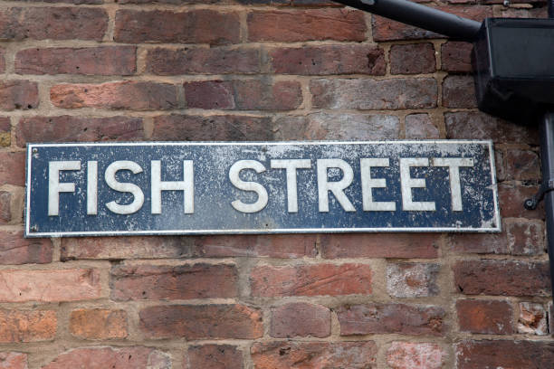 istock Fish Street Sign 849466606