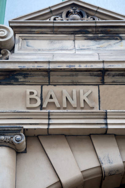 istock Bank Sign on Building 849479100