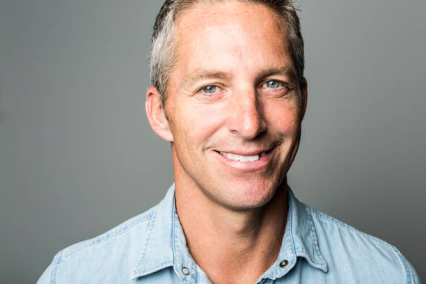 istock Closeup portrait of a smiling man 849482450