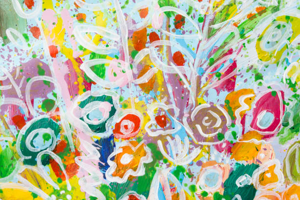 istock Detail of the Painting as a Background 849482978