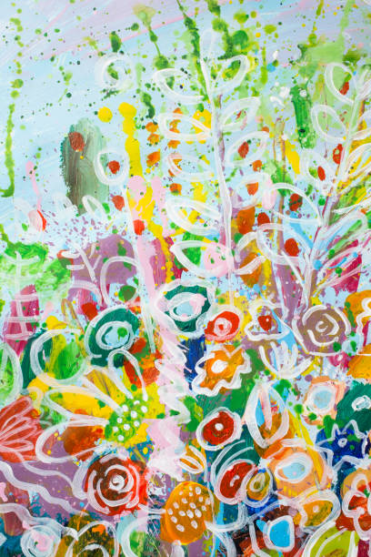 istock Detail of the Painting as a Background 849483002