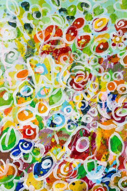istock Detail of the Painting as a Background 849483318