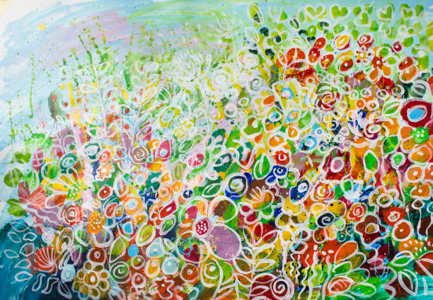 istock Detail of the Painting as a Background 849483352