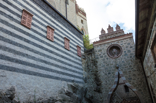 Grizzana Morandi: View of Rocchetta Mattei castle. It was the house of Conte Cesare Mattei and it was built in the XIX century.